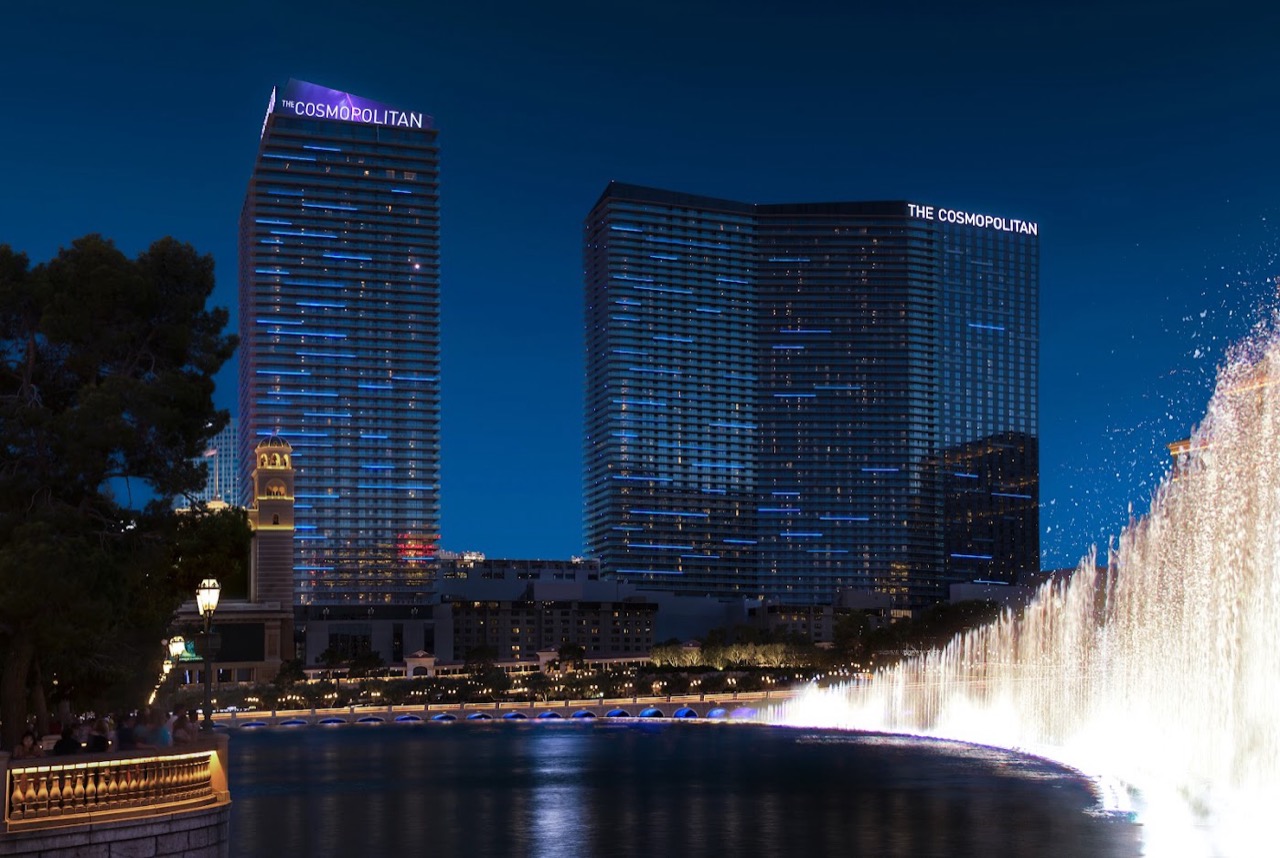 Cosmopolitan Wraparound Fountain Terrace Penthouse Hospitality Suite